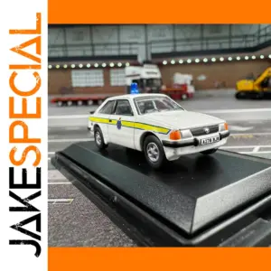 Oxford 1:76 Diecast Ford Police Car Model