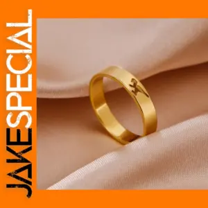 Gold Color Dinosaur Stainless Steel Ring