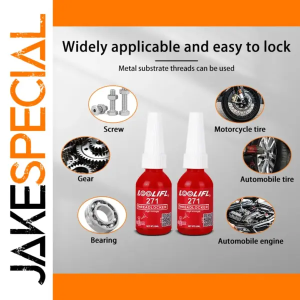 10ml Quick-Dry Threadlocker for Metal Screws
