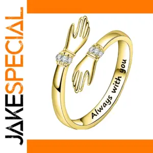 Adjustable Love Hug Rings for Women