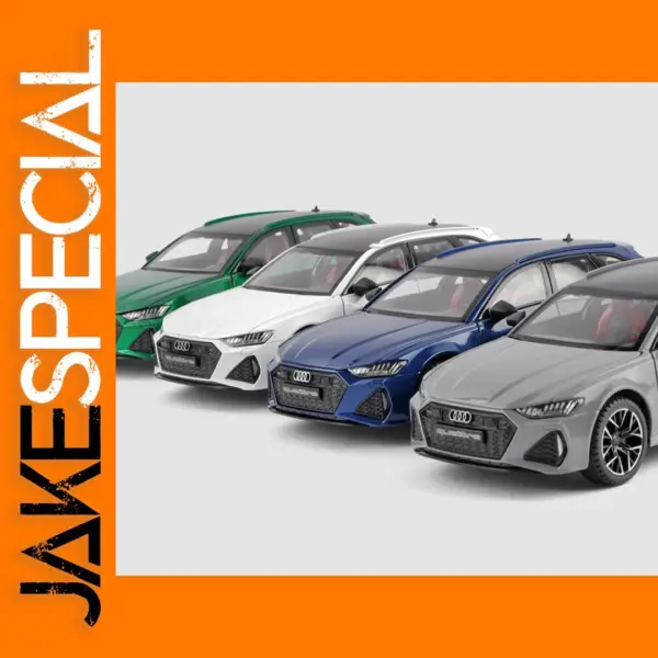 1:24 Audi RS6 Quattro Diecast Sports Car Model