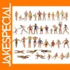 40pcs HO Scale Swimming Figures Set