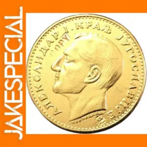 Yugoslavia 1931 1 Dukat Replica Gold Coin