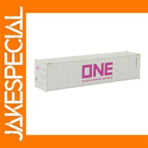 HO Scale 1:87 Model Shipping Container ONE