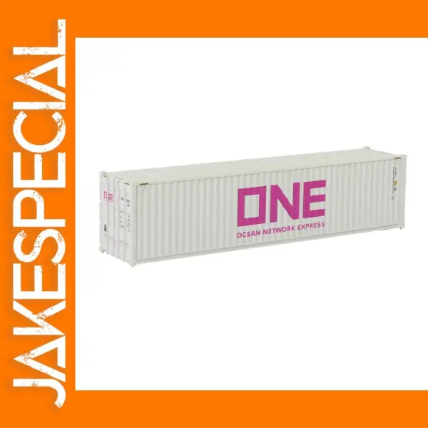 HO Scale 1:87 Model Shipping Container ONE