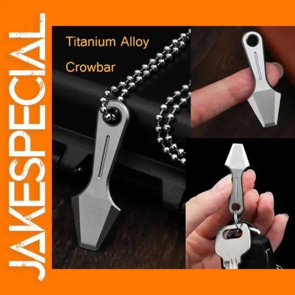 Titanium Alloy Mini Crowbar EDC Tool