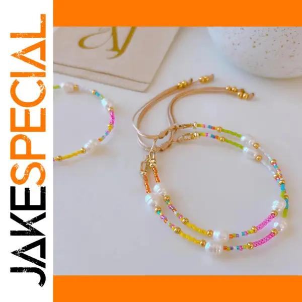 Natural Pearl Beaded Bracelet for Women