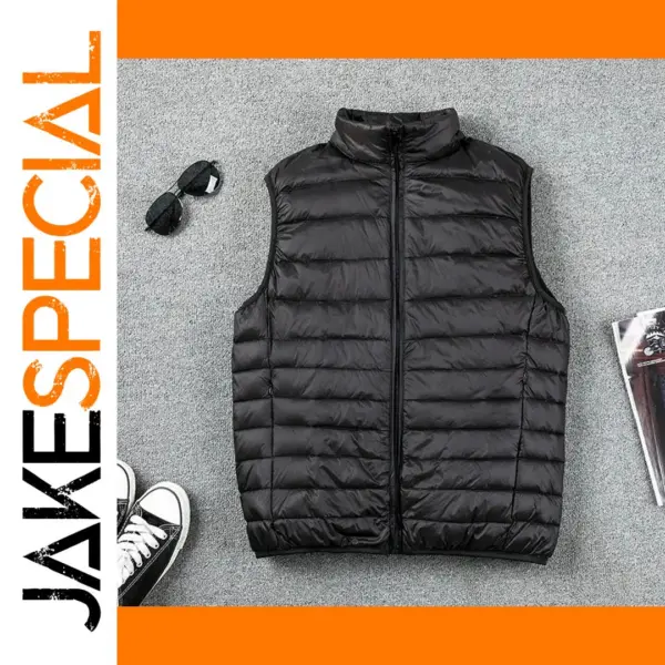 Ultralight Sleeveless Down Vest for Men