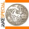 1914 Italy 5 Lire Silver-Plated Replica Collection