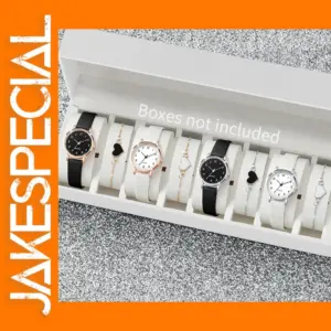 8pcs Fashion Quartz Watch Set for Women