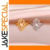 Filigree Stainless Steel Gold Ring for Women