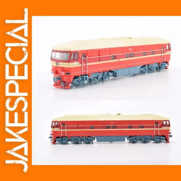 1:87 Soviet TEP70 Diesel Locomotive Model Train