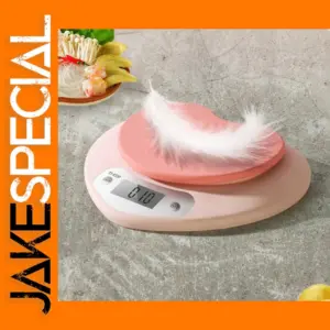 Heart-Shaped Digital Kitchen Scale 5kg/2kg