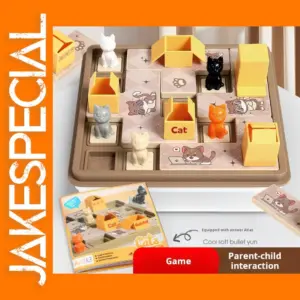 Montessori Cat Puzzle Game for Kids