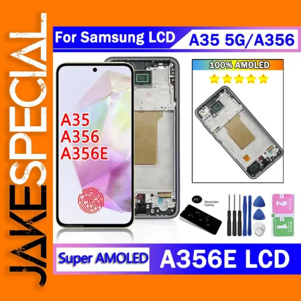 Super AMOLED Display for Samsung A35 A356 Series
