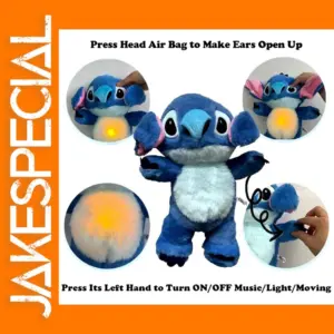 Kawaii Stitch Plush Doll for Soothing Sleep