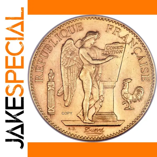 France 1911 Replica 100 Francs Gold Coin
