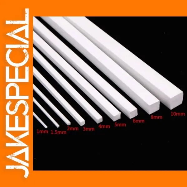 100pcs 0.5-10mm ABS Square Rods Set