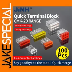 JINH 100 Pcs CMK-20 Mini Quick Connectors