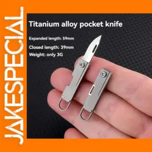Titanium Alloy Mini Folding Pocket Knife