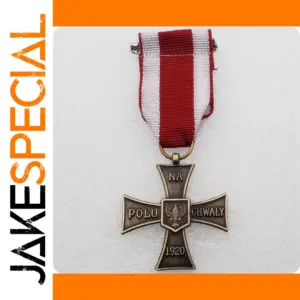 Polish Commemorative Medal with Cross Design
