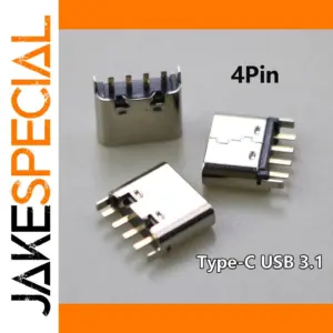 Type C USB 3.1 Charge Socket Connector 4-Pin