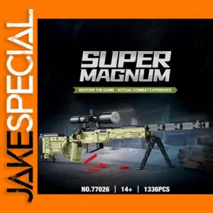 1336PCS AWM Sniper Rifle Model Building Blocks Set