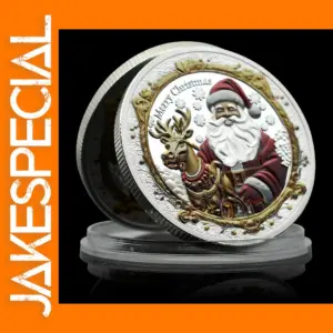Merry Christmas Lucky Coin Collectible Medal