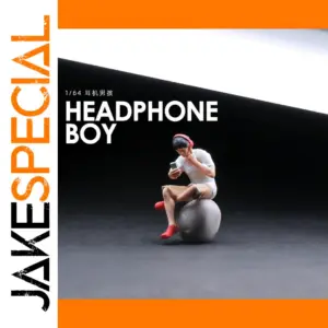 1/64 Resin Headphone Boy Miniature Figure