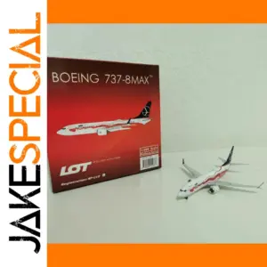 Diecast B737-8 MAX LOT Airlines Model Plane