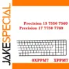 Laptop Keyboard Frame for Dell Precision 7550 7560