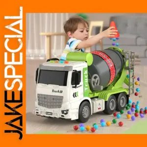Cement Truck Mixer Model with Sound and Light