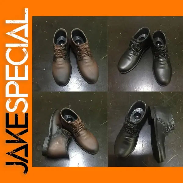 1/6 Male Leather Shoes for Action Figures