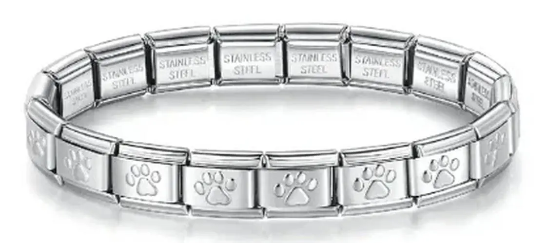 Stainless Steel Heart Flower Butterfly Bracelet 8 Stainless Steel Heart Flower Butterfly Bracelet - Image 8