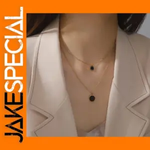 Trendy Double Layer Stainless Steel Necklace