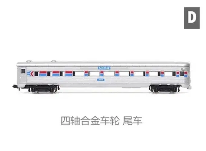 Diecast Nscale 1/160 Amtrak Passenger Car Model 9 Diecast Nscale 1/160 Amtrak Passenger Car Model - Image 9