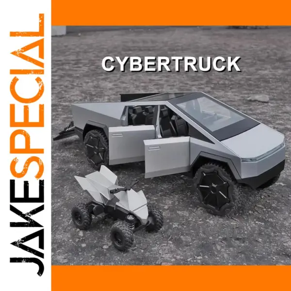 1/32 Scale Tesla Cybertruck Alloy Model Toy