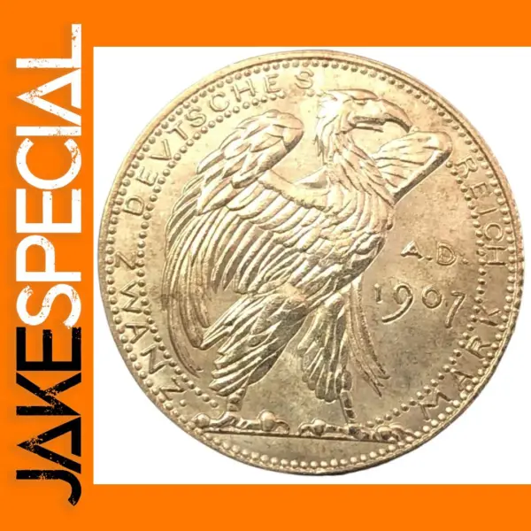 1907-D Germany 20 Mark Replica Coin
