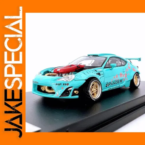 1:64 Scale Cherry Blue GT86 Supercar Model