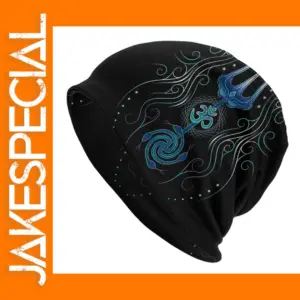 Trishool Om Beanie Hat for Men and Women