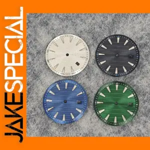 33.5mm Green Luminous Watch Dial for NH35/NH36