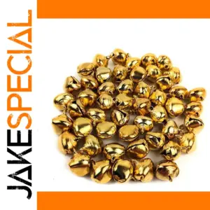 Gold Metal Jingle Bells Set of 300 Pieces