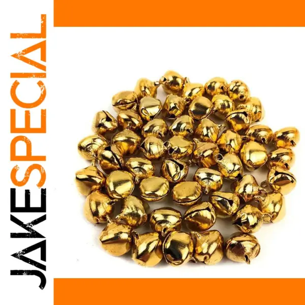 Gold Metal Jingle Bells Set of 300 Pieces