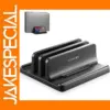 Adjustable Dual-Slot Vertical Laptop Stand