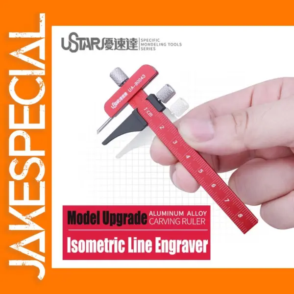 Aluminum Alloy Carving Ruler for Model Engraving