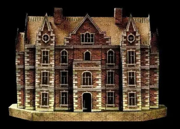 3D Haunted House Paper Model DIY Kit - Image 2