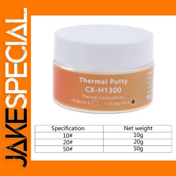 H1300 Thermal Conductive Grease Paste 10/20/50/70g