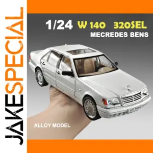 Vintage 1/24 Scale Mercedes Benz W140 320SEL Diecast Car