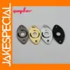 Oval Curved Metal Jack Plate for Guitar Bass