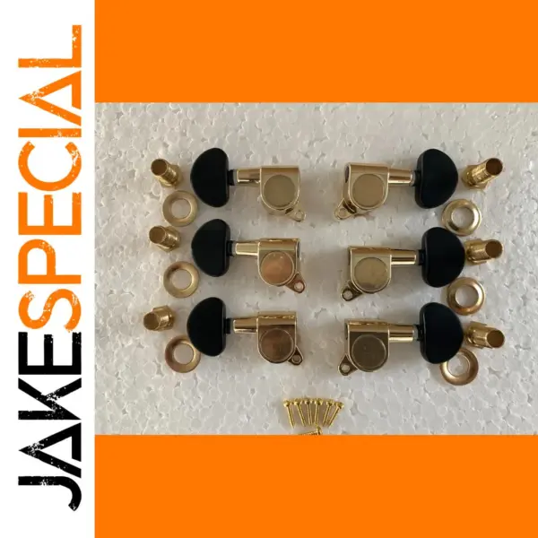 Gold Electric Guitar Machine Head Tuner Set